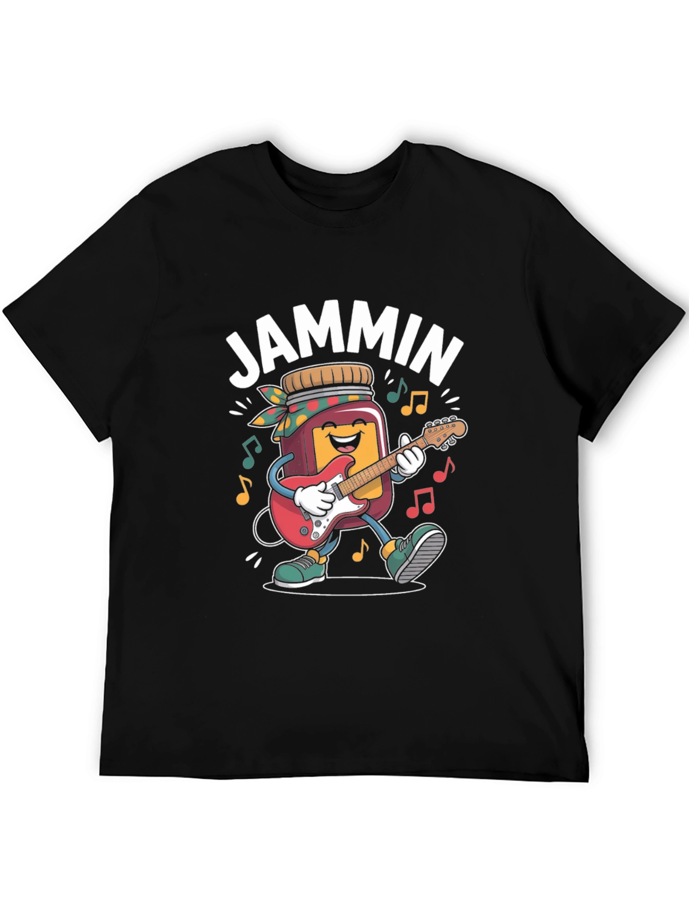 Jammin T-Shirt - Musical Cartoon Graphic Tee