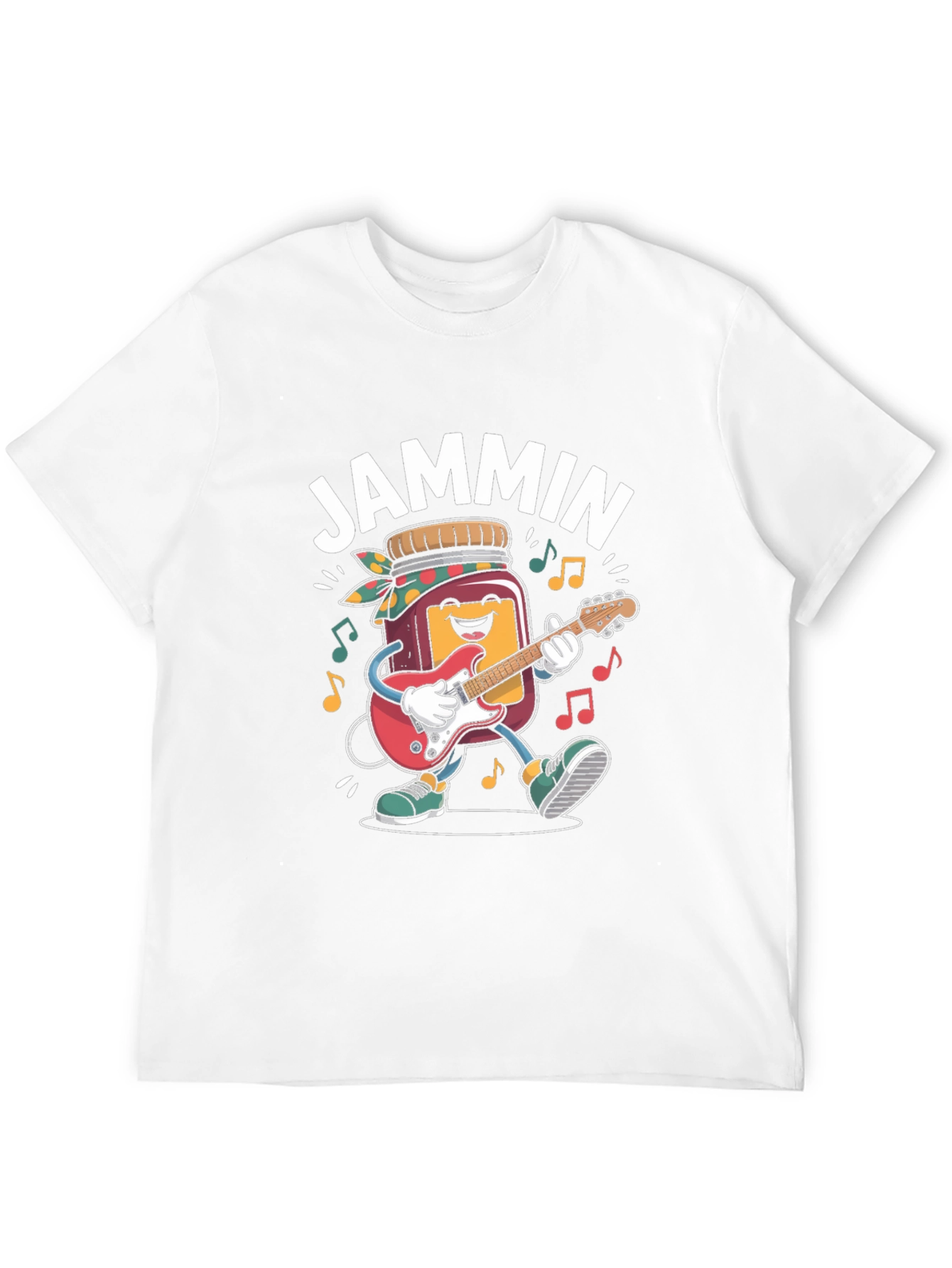 Jammin T-Shirt - Musical Cartoon Graphic Tee