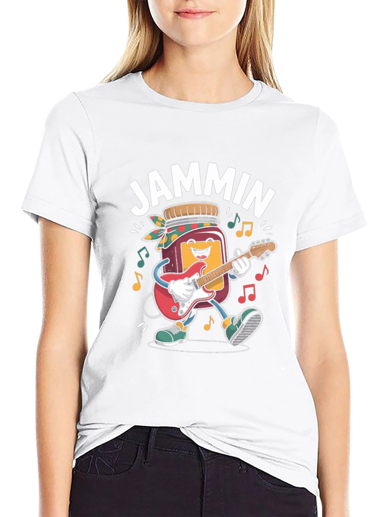 Jammin T-Shirt - Musical Cartoon Graphic Tee