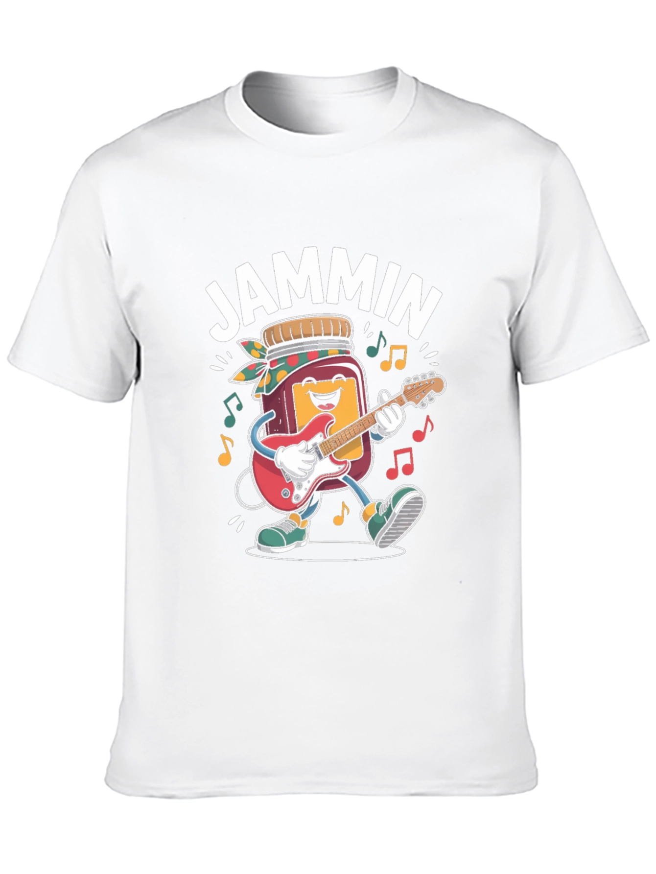 Jammin T-Shirt - Musical Cartoon Graphic Tee