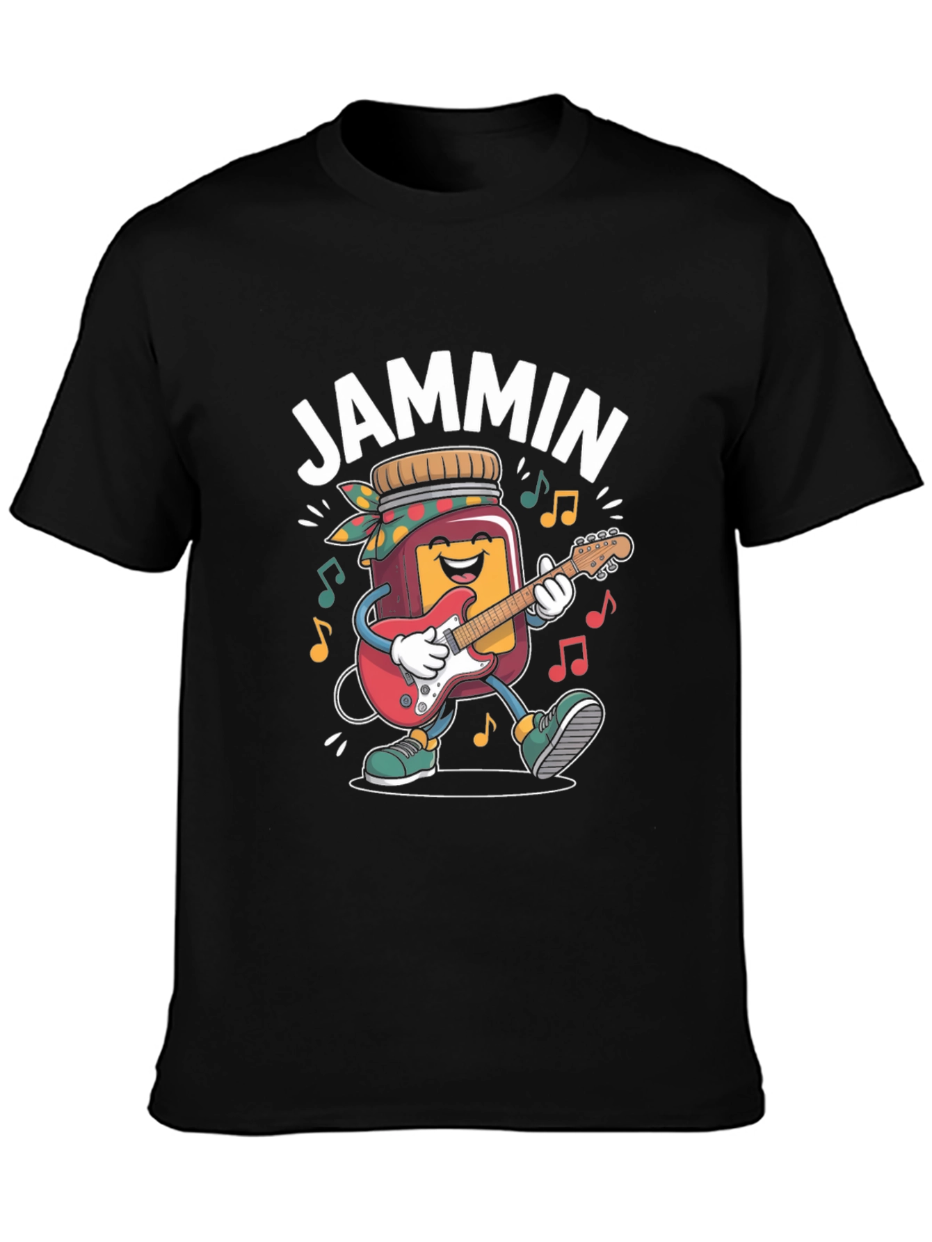 Jammin T-Shirt - Musical Cartoon Graphic Tee