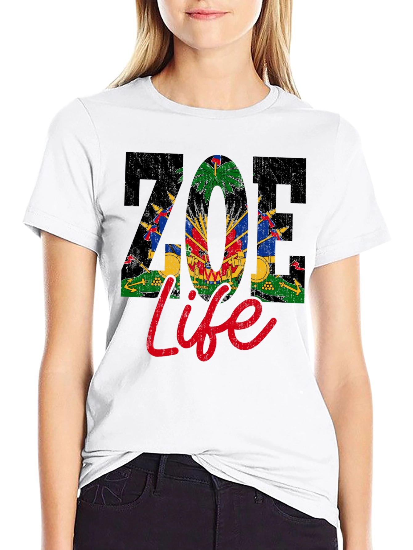 Haitian Pride T-Shirt - ZOE Life Tee