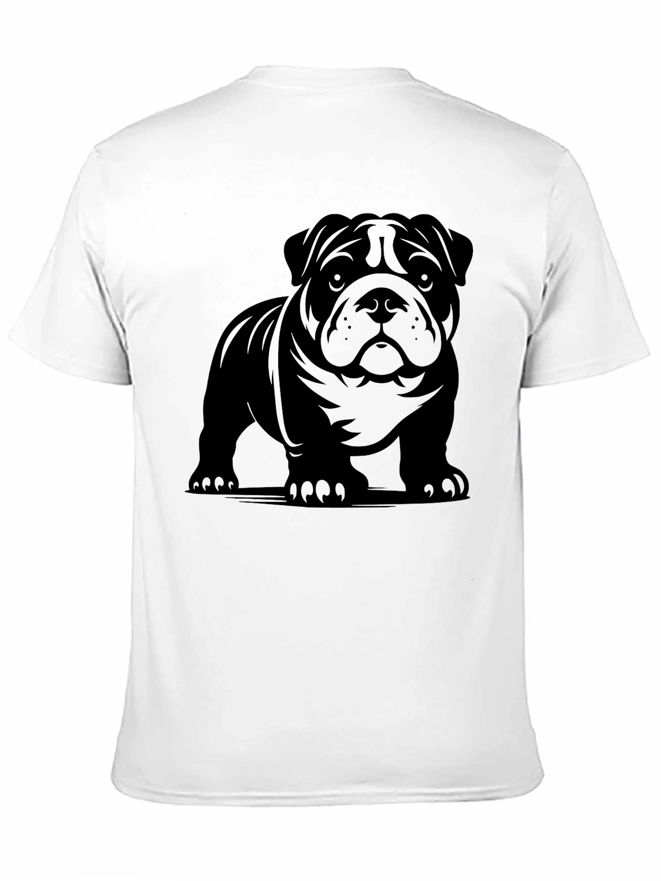 Bulldog Graphic T-Shirt - Black
