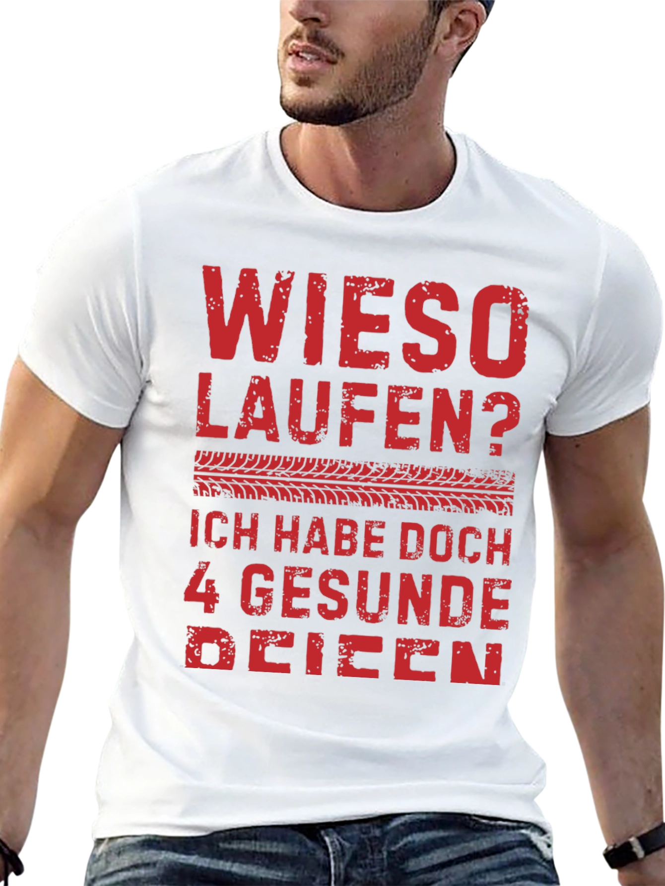 Wieso Laufen? 4 Gesunde Reifen Graphic Tee