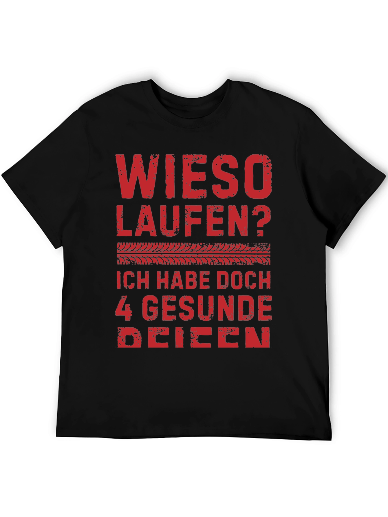 Wieso Laufen? 4 Gesunde Reifen Graphic Tee