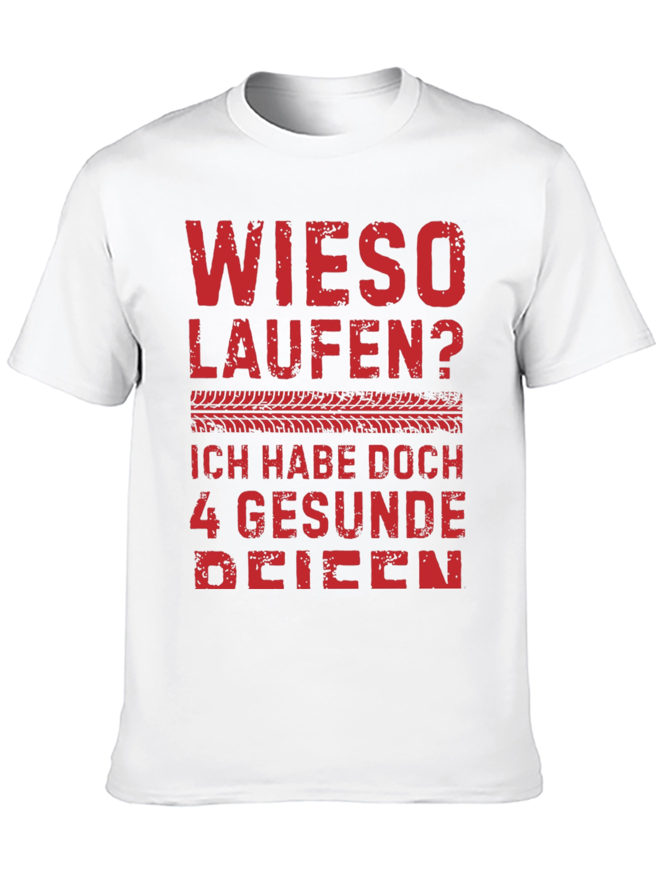 Wieso Laufen? 4 Gesunde Reifen Graphic Tee