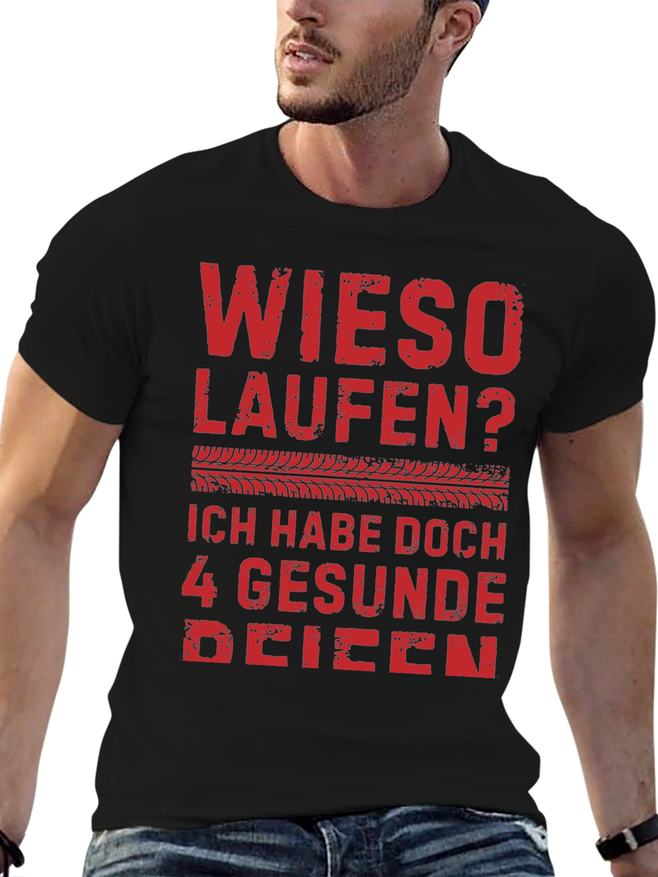 Wieso Laufen? 4 Gesunde Reifen Graphic Tee