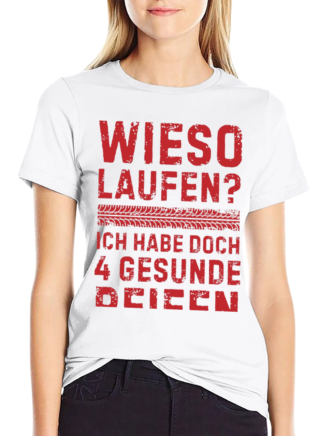 Wieso Laufen? 4 Gesunde Reifen Graphic Tee
