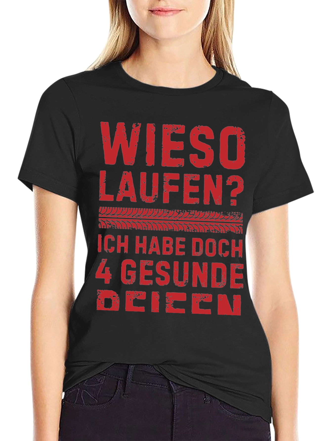 Wieso Laufen? 4 Gesunde Reifen Graphic Tee