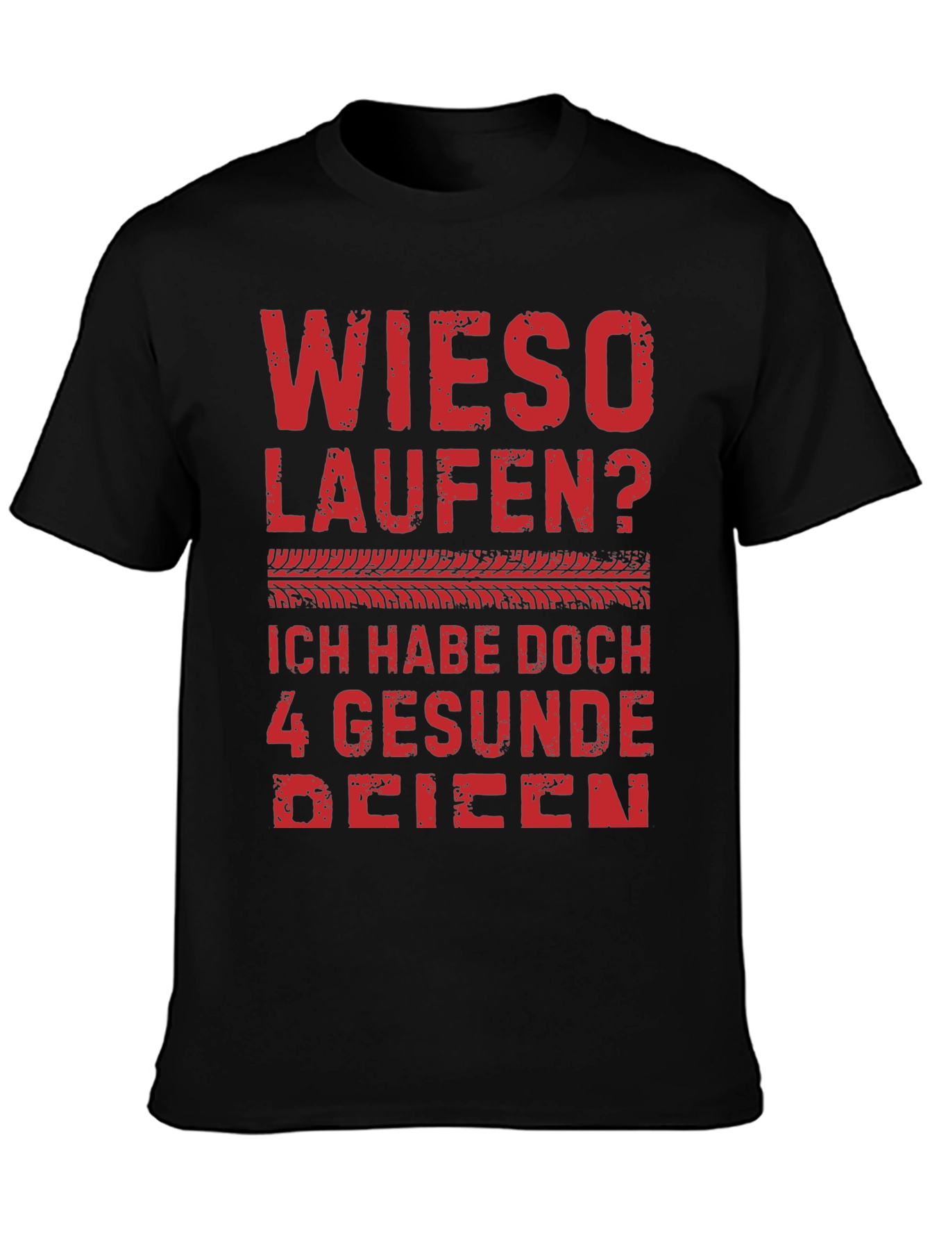 Wieso Laufen? 4 Gesunde Reifen Graphic Tee