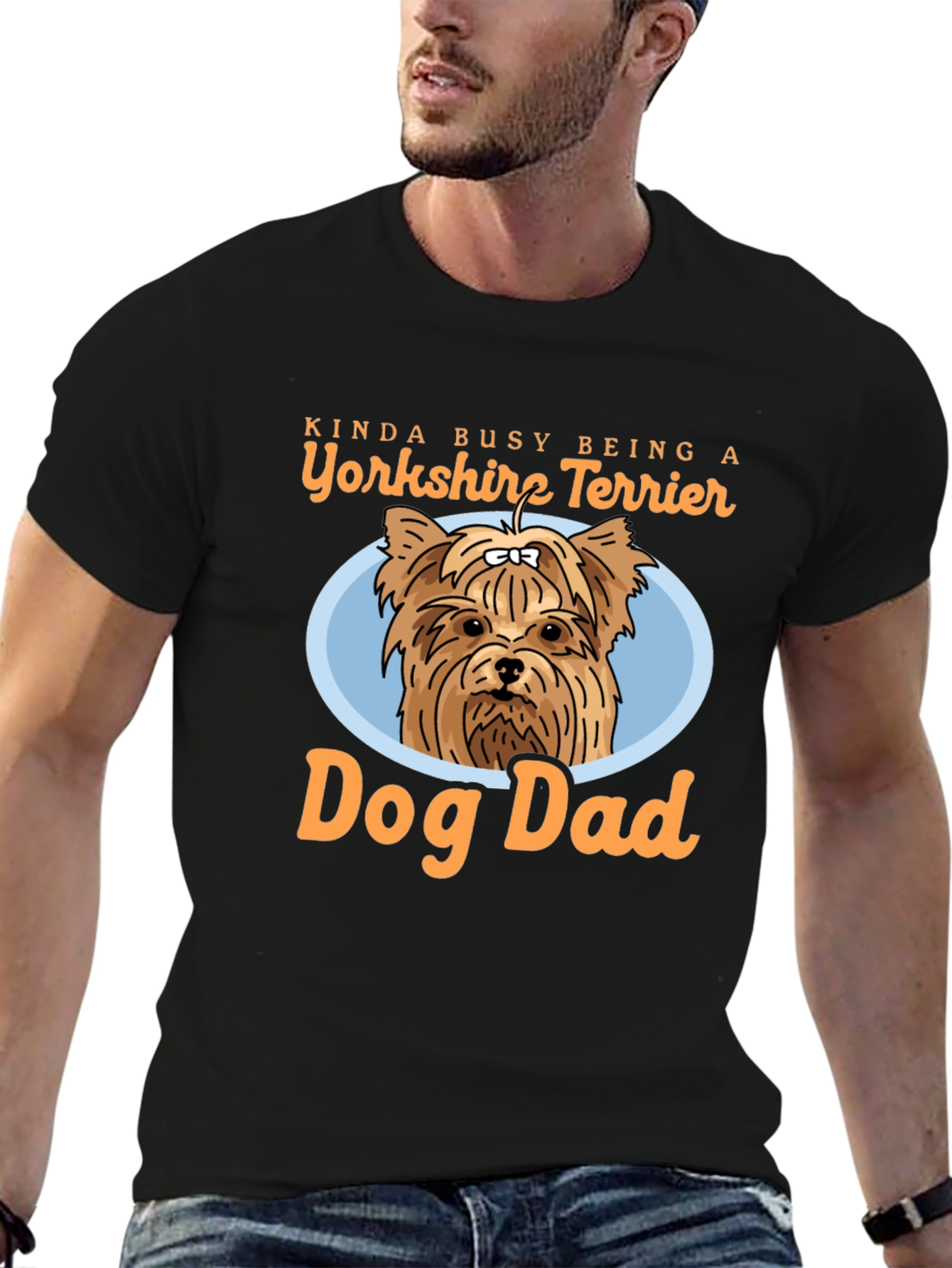 Yorkshire Terrier Dog Dad T-Shirt
