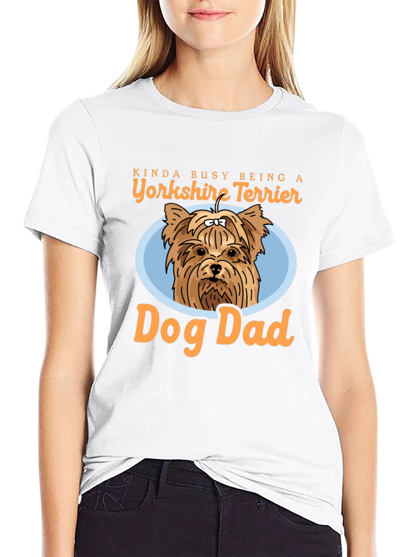 Yorkshire Terrier Dog Dad T-Shirt