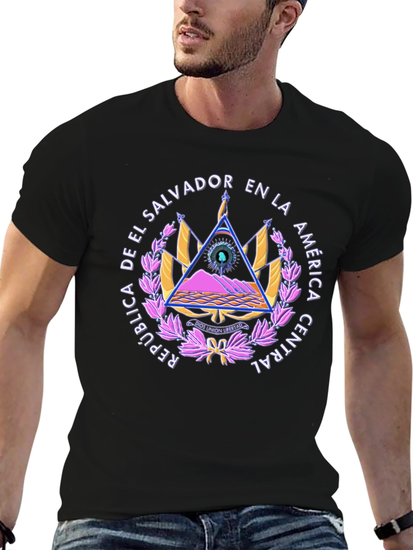 El Salvador Seal T-Shirt - Vibrant Graphic Tee