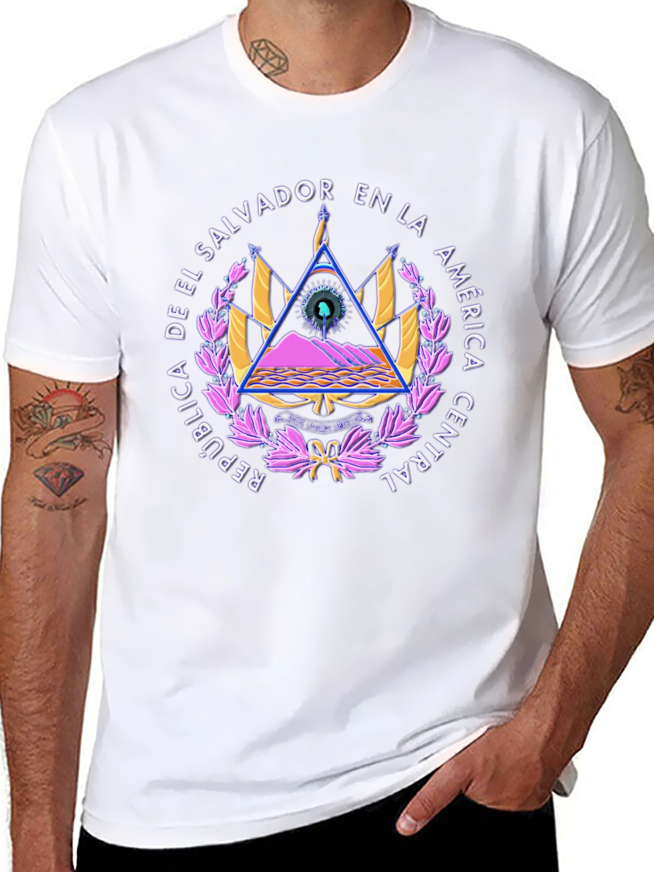 El Salvador Seal T-Shirt - Vibrant Graphic Tee