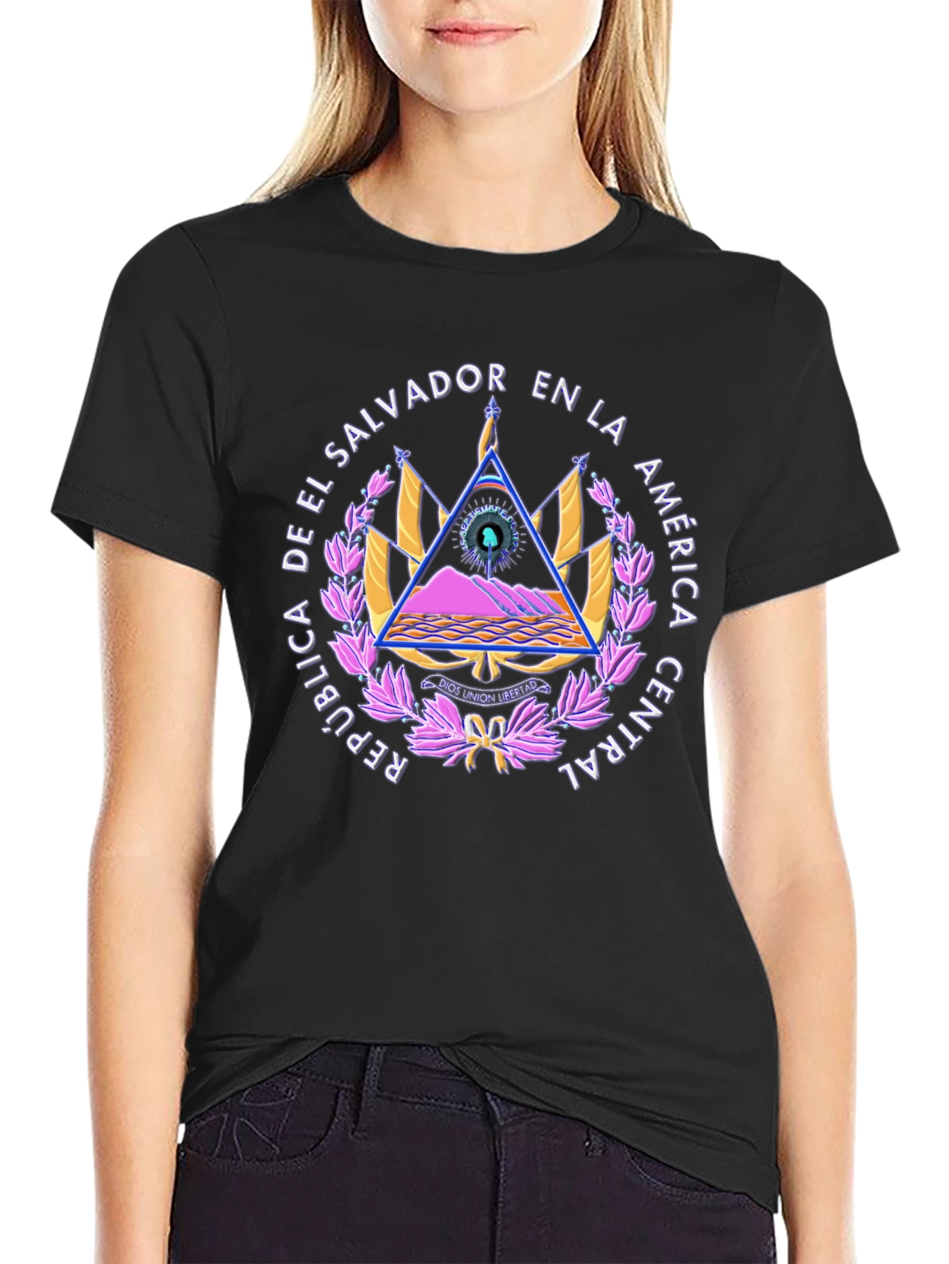 El Salvador Seal T-Shirt - Vibrant Graphic Tee