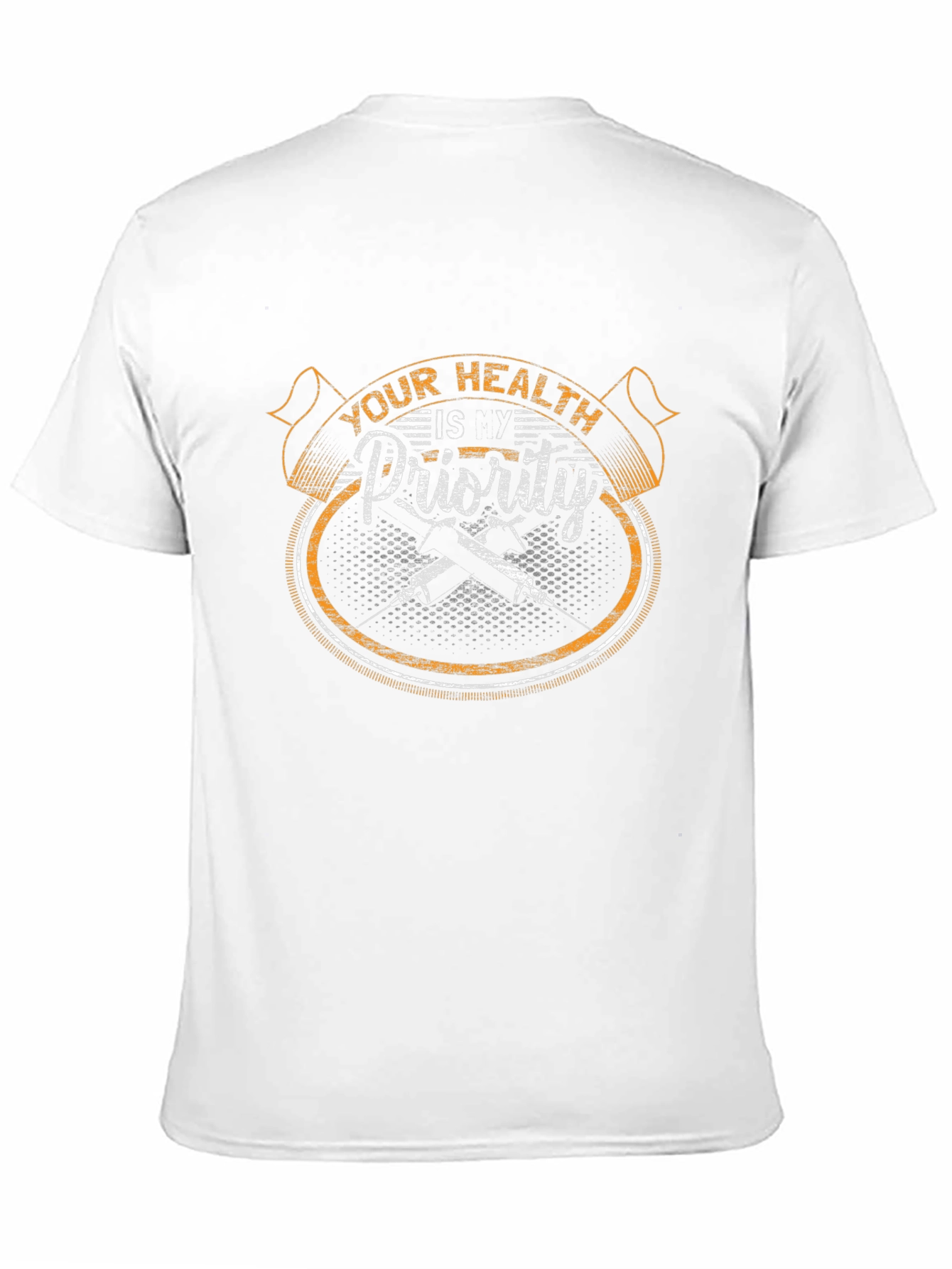 Health Priority Graphic Tee - Unisex Black T-Shirt