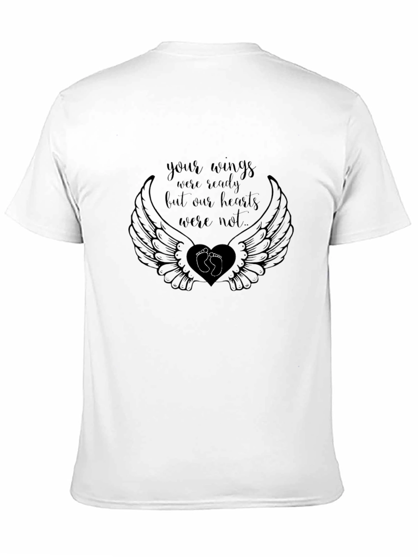 Memorial Wings T-Shirt - Infant Loss Remembrance