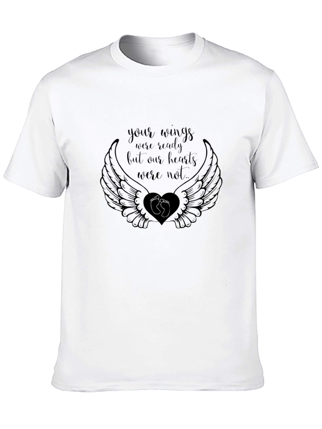 Memorial Wings T-Shirt - Infant Loss Remembrance