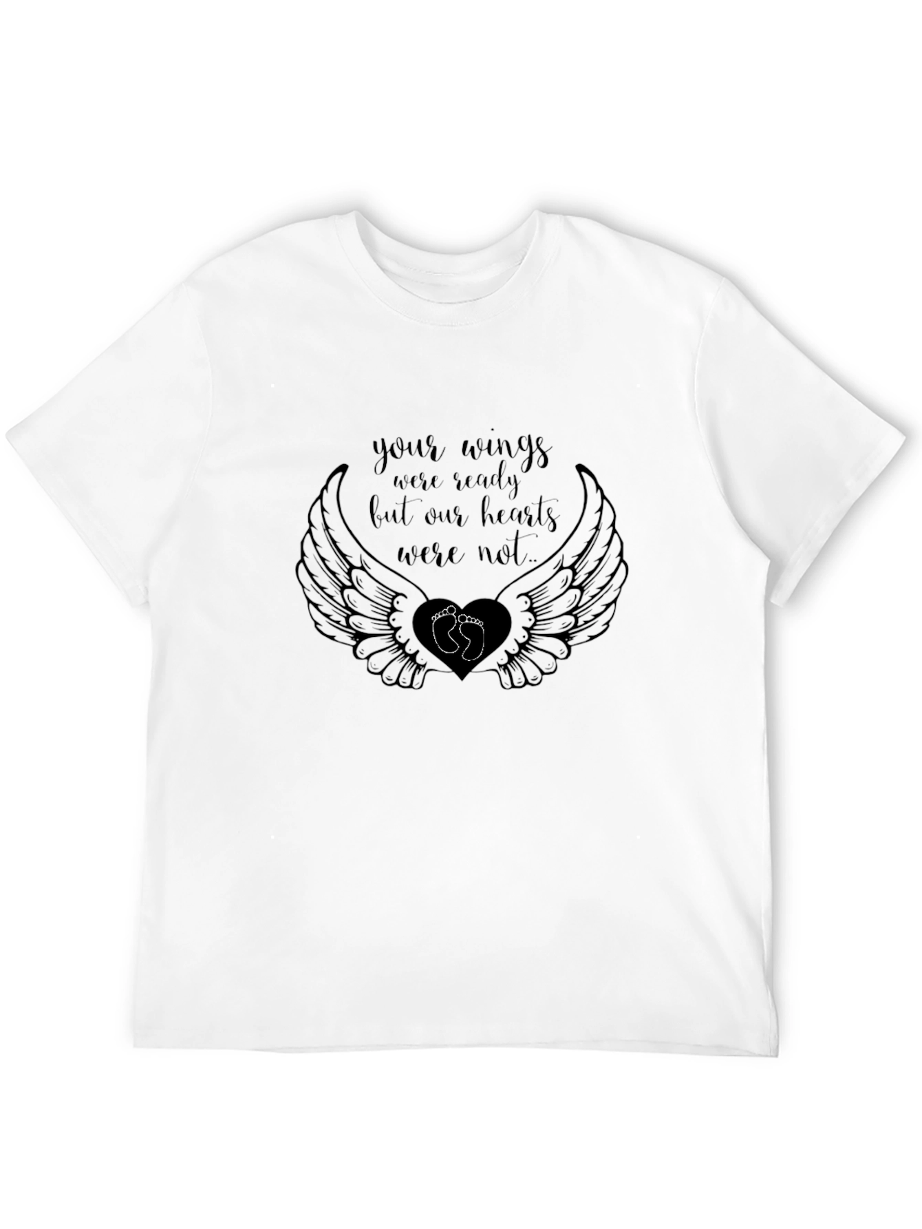 Memorial Wings T-Shirt - Infant Loss Remembrance