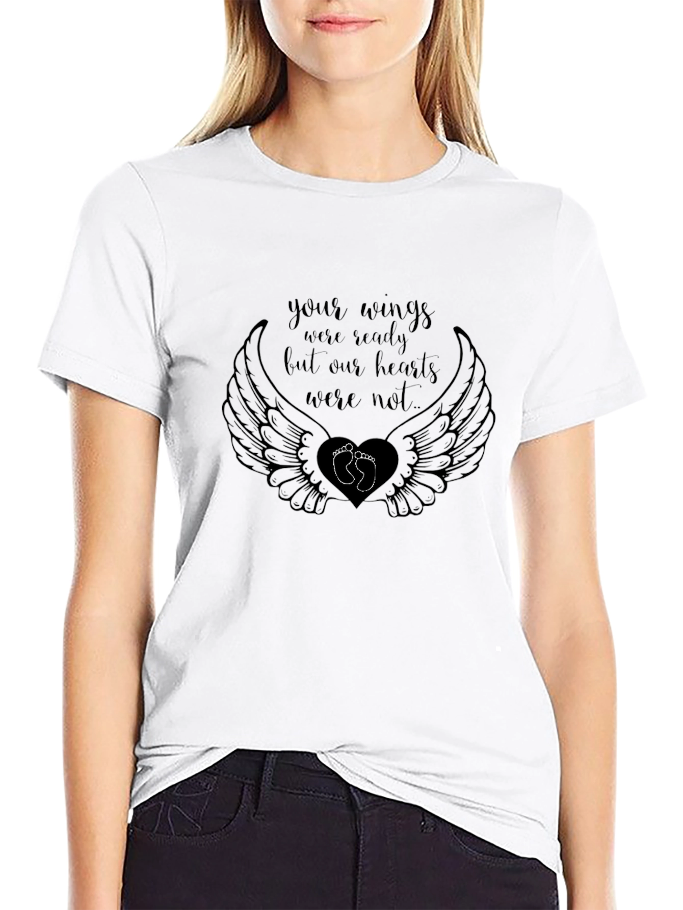 Memorial Wings T-Shirt - Infant Loss Remembrance