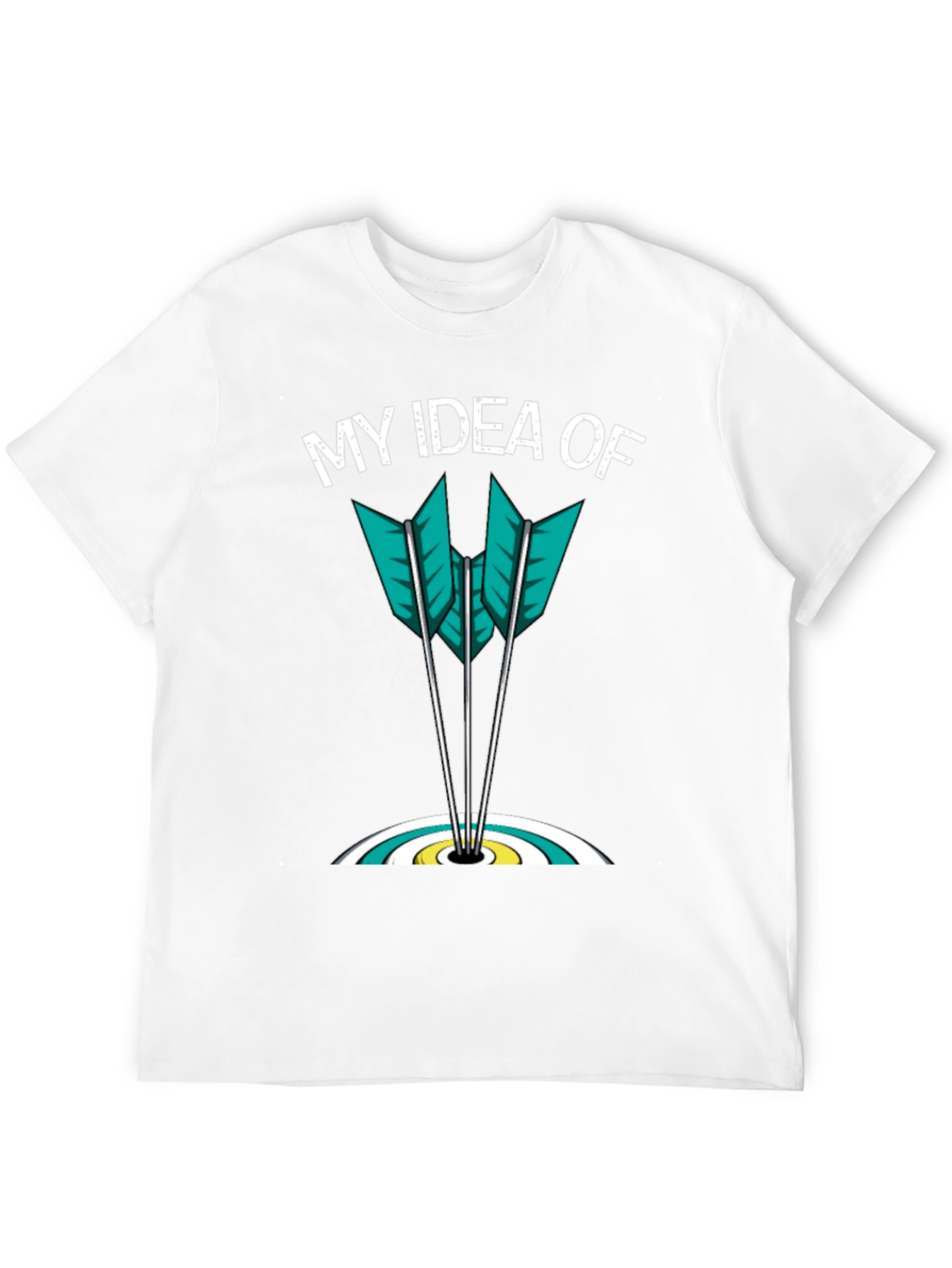My Idea Of Archery Arrows Target Graphic T-Shirt