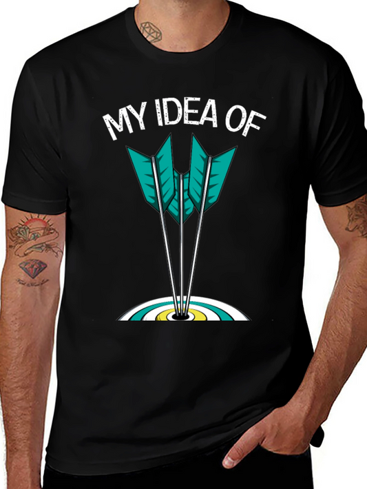 My Idea Of Archery Arrows Target Graphic T-Shirt