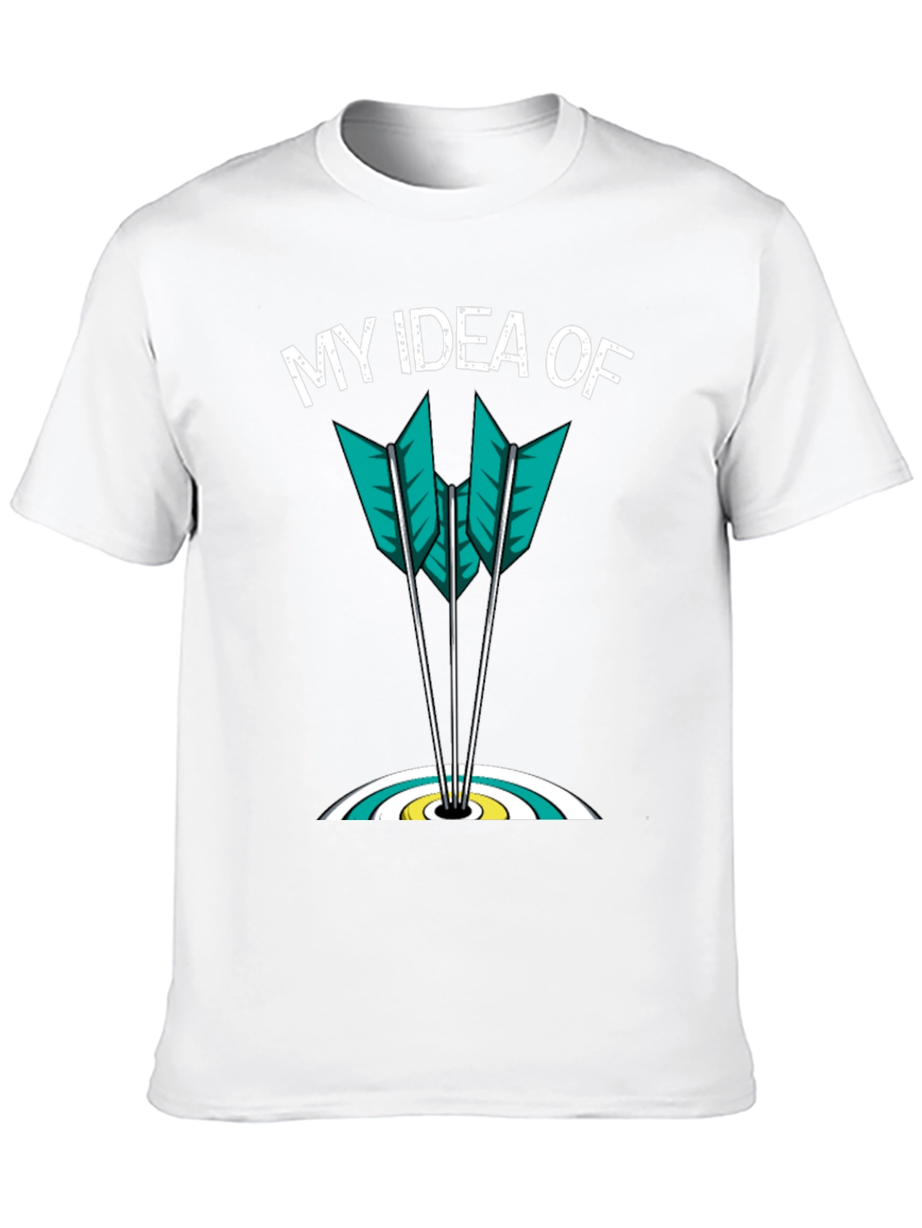My Idea Of Archery Arrows Target Graphic T-Shirt