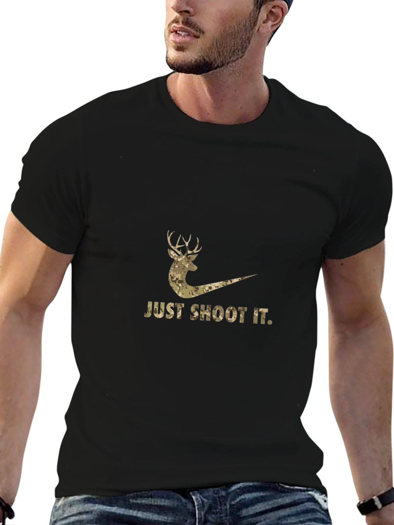 Just Shoot It Deer Hunting T-Shirt