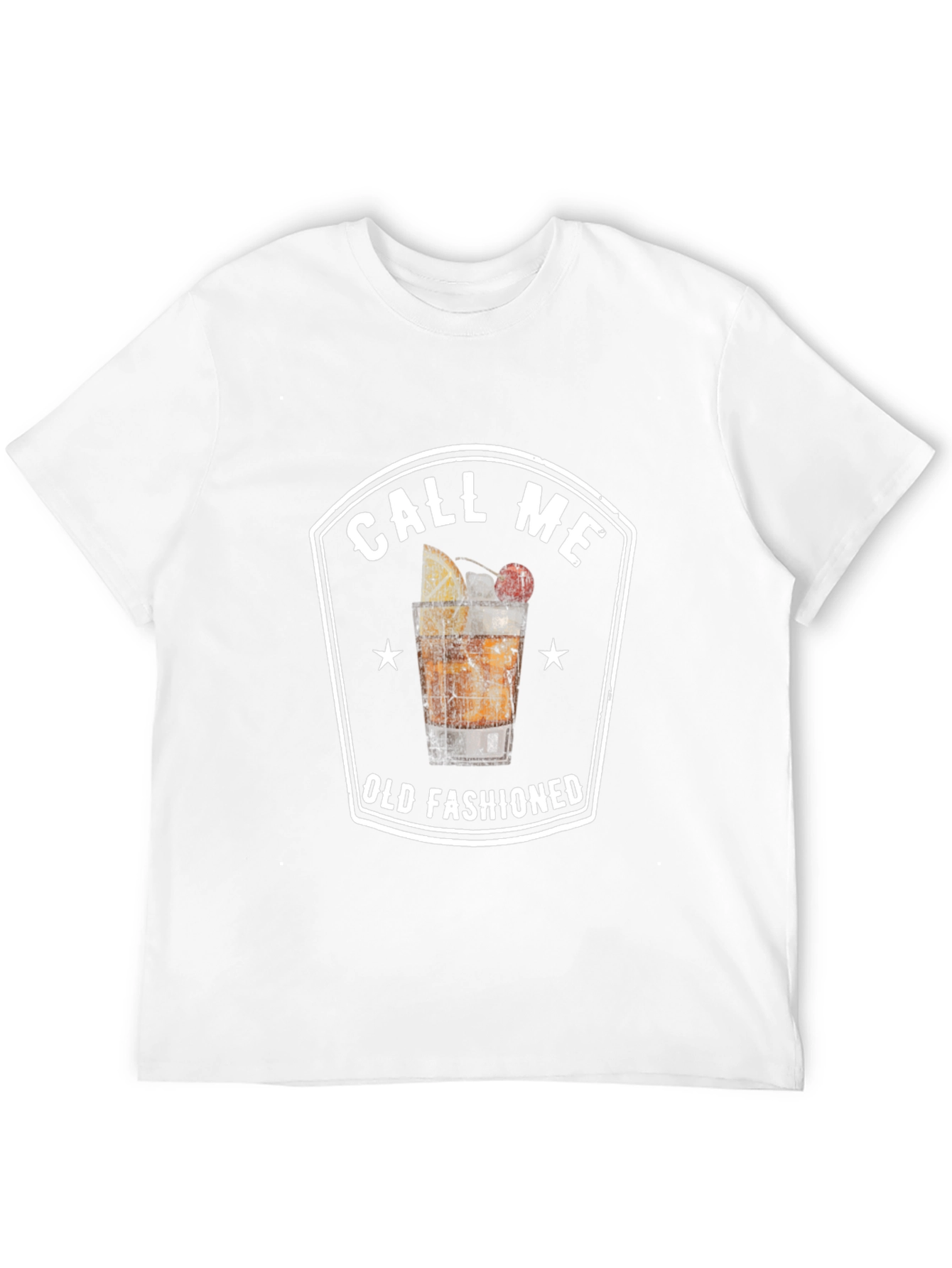 Call Me Old Fashioned Graphic Tee - Black