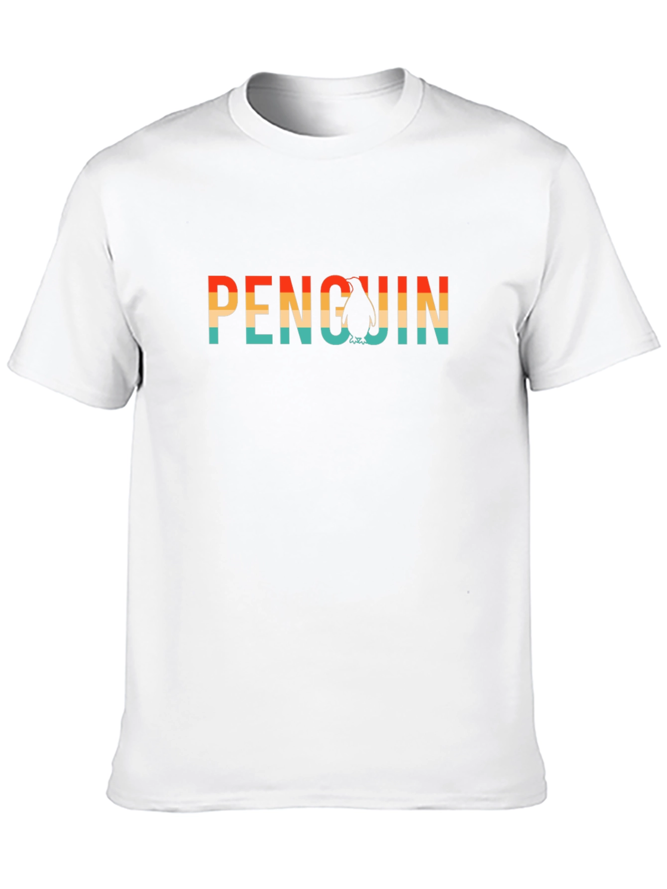 Retro Penguin Graphic Tee - Classic Style