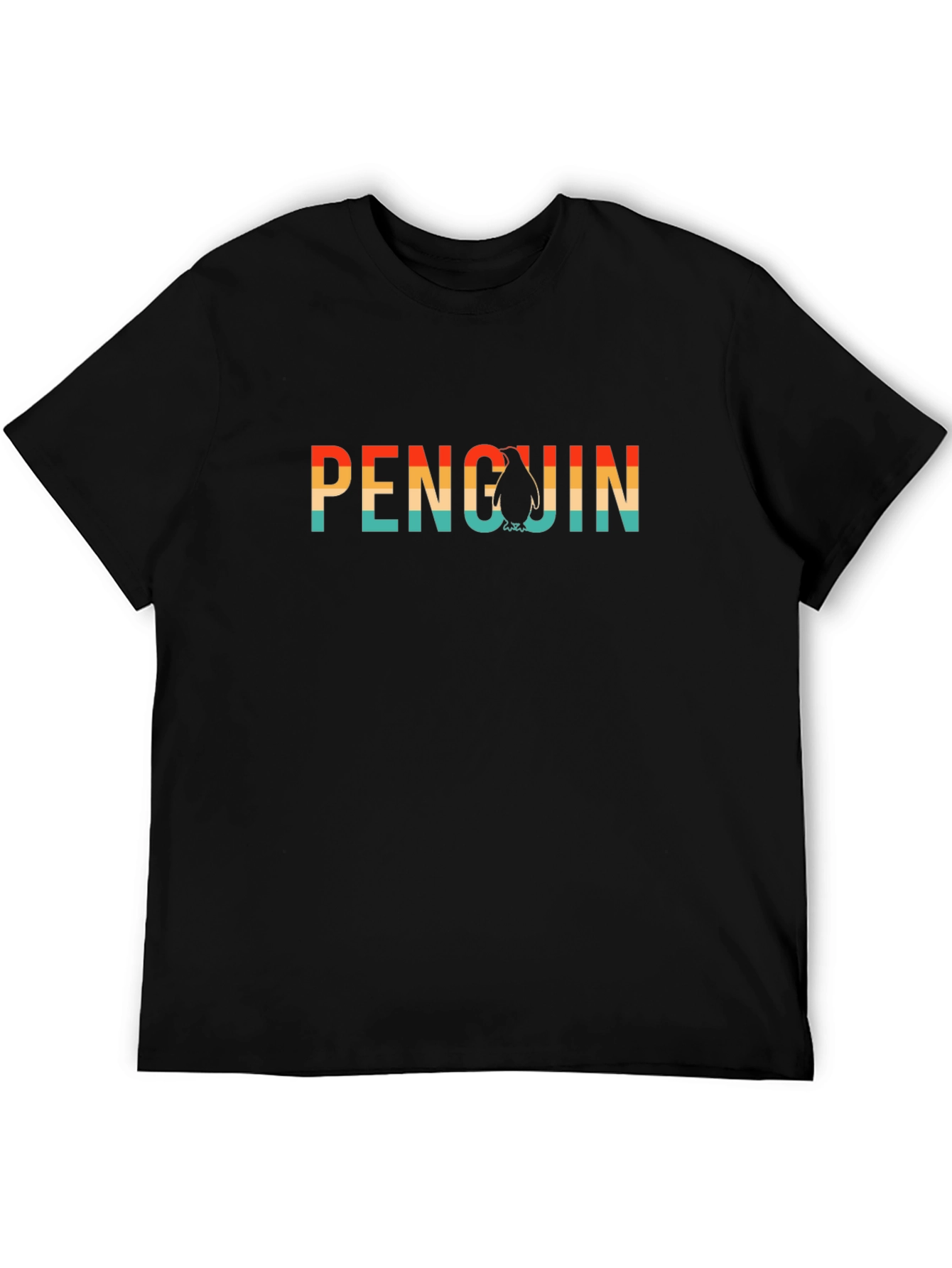 Retro Penguin Graphic Tee - Classic Style