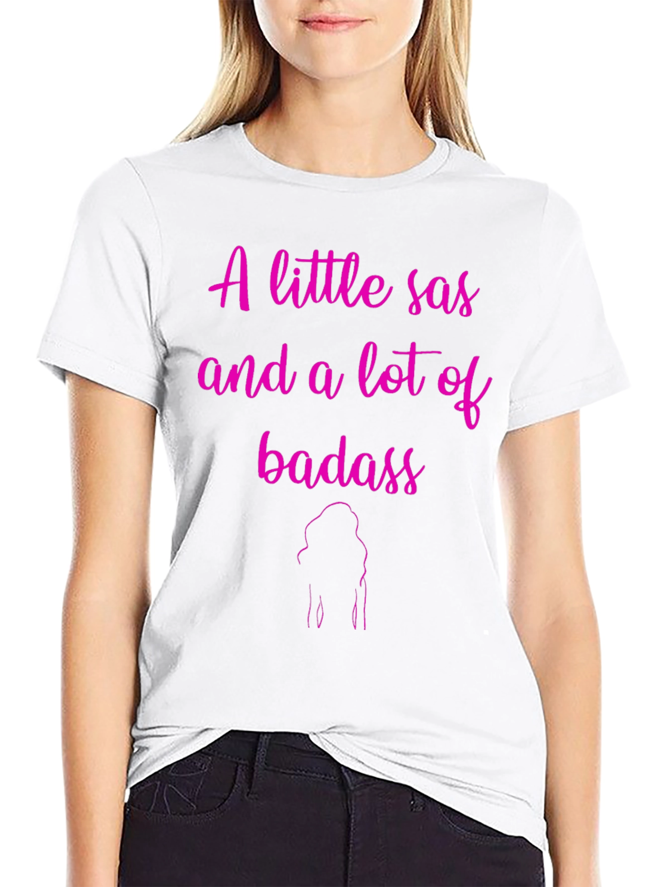 Sassy Badass Graphic T-Shirt - Bold & Stylish