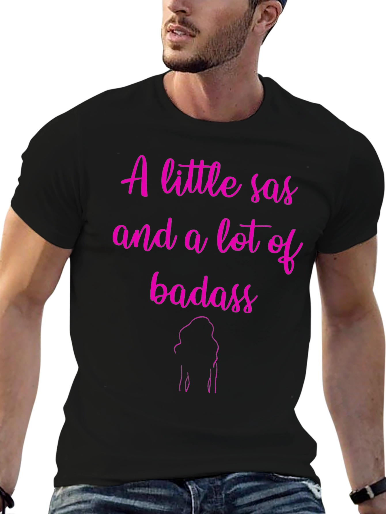 Sassy Badass Graphic T-Shirt - Bold & Stylish