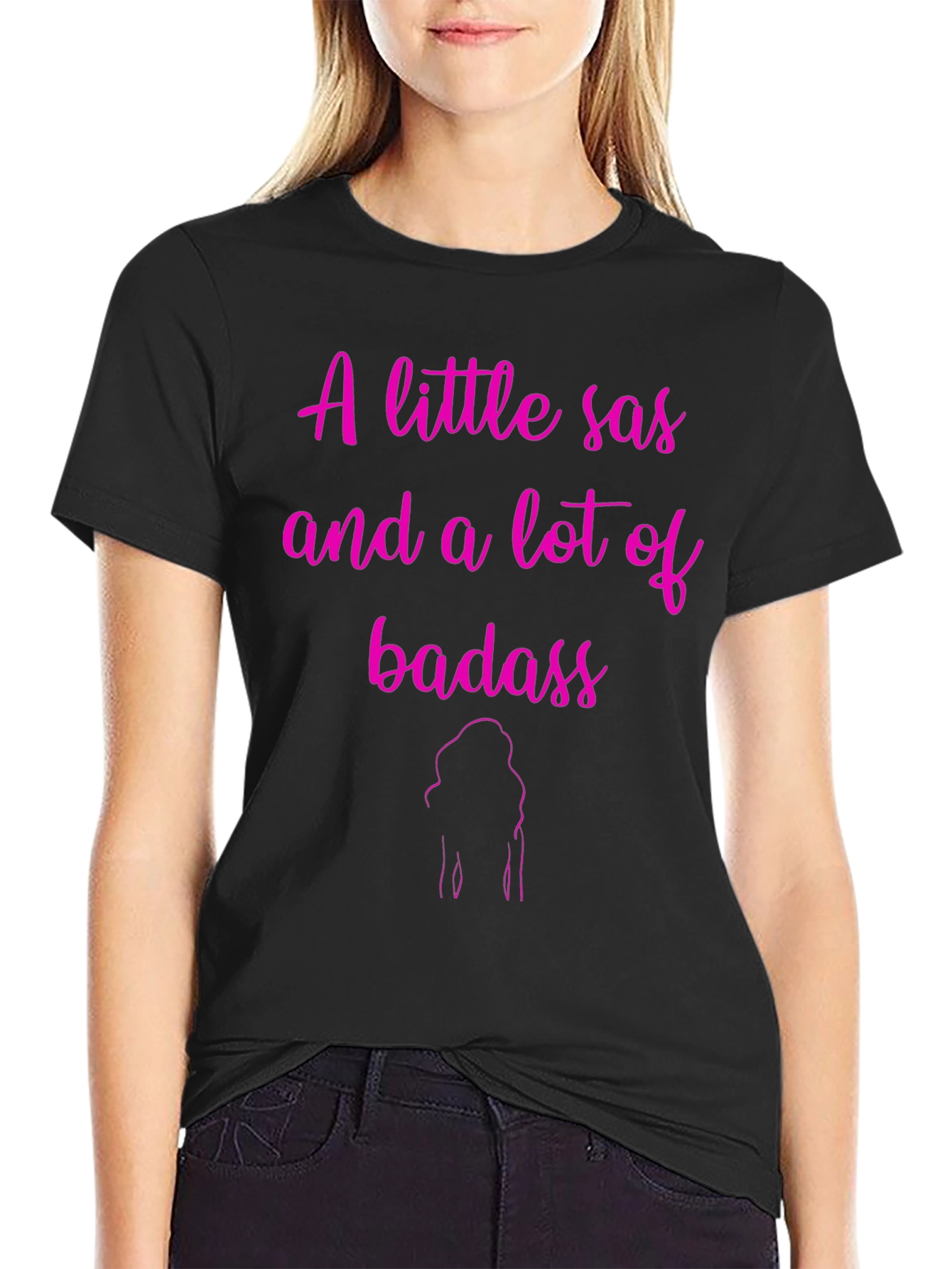 Sassy Badass Graphic T-Shirt - Bold & Stylish