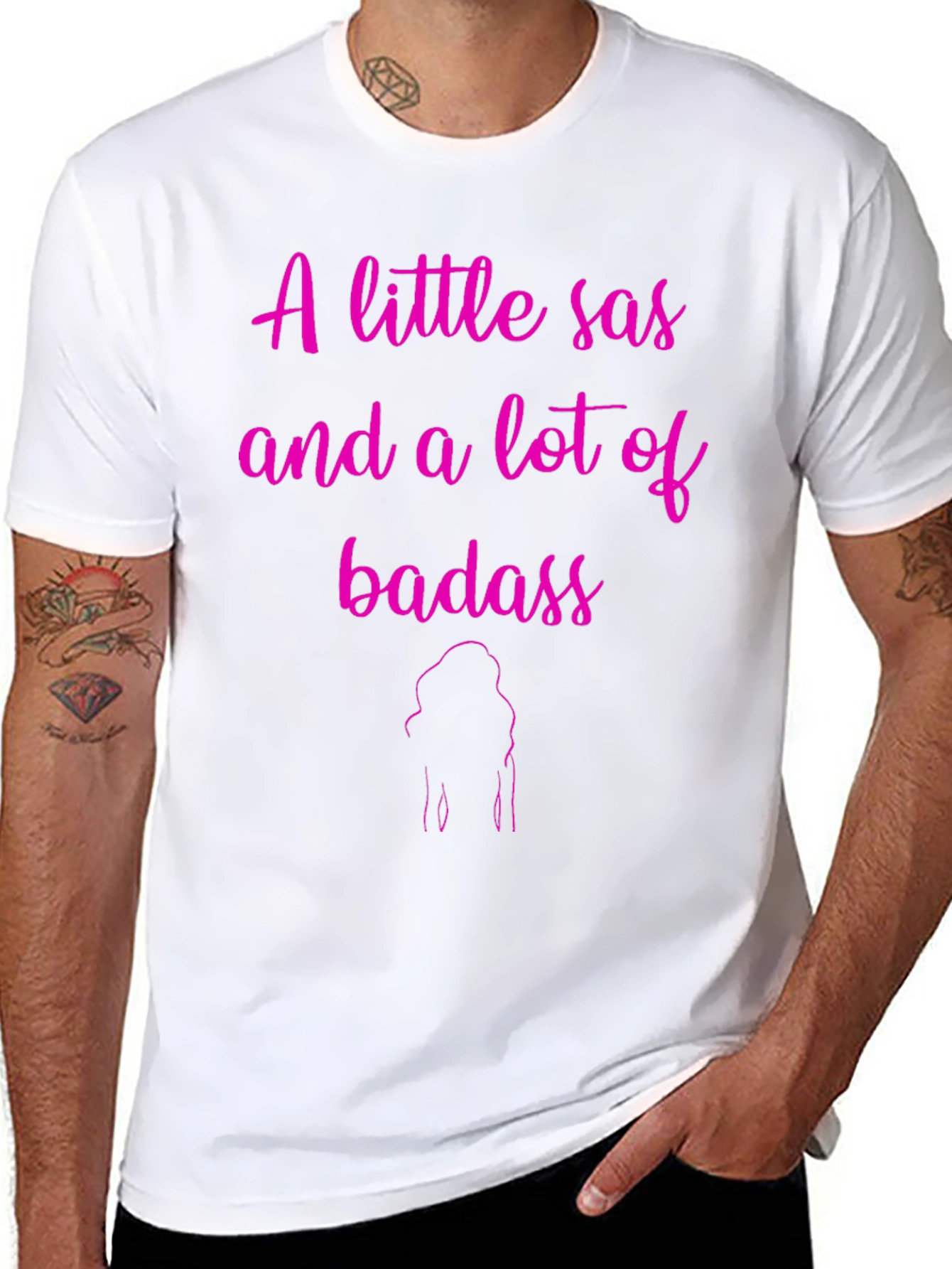 Sassy Badass Graphic T-Shirt - Bold & Stylish