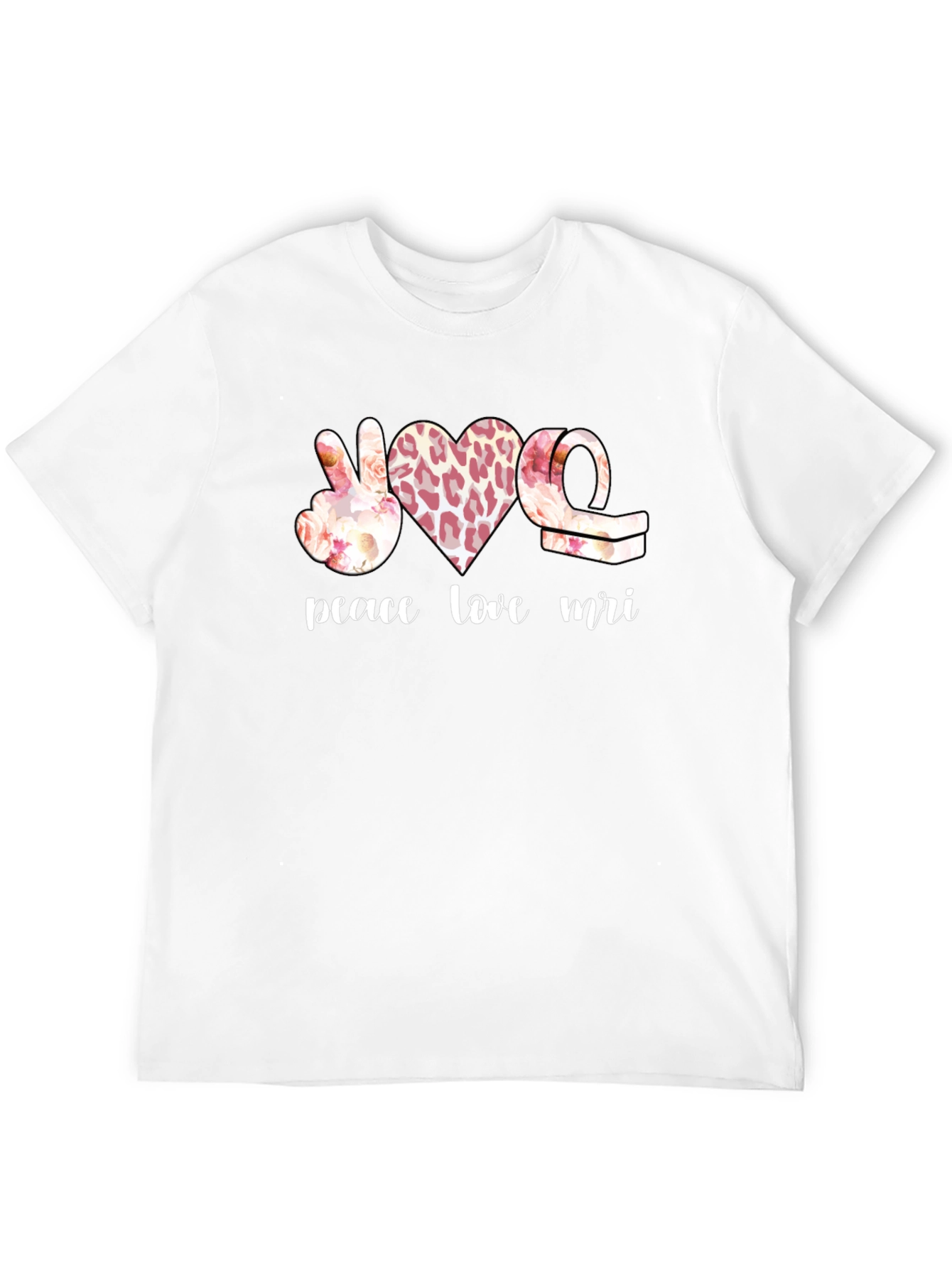 Peace Love MRI T-Shirt - Medical Imaging Tee