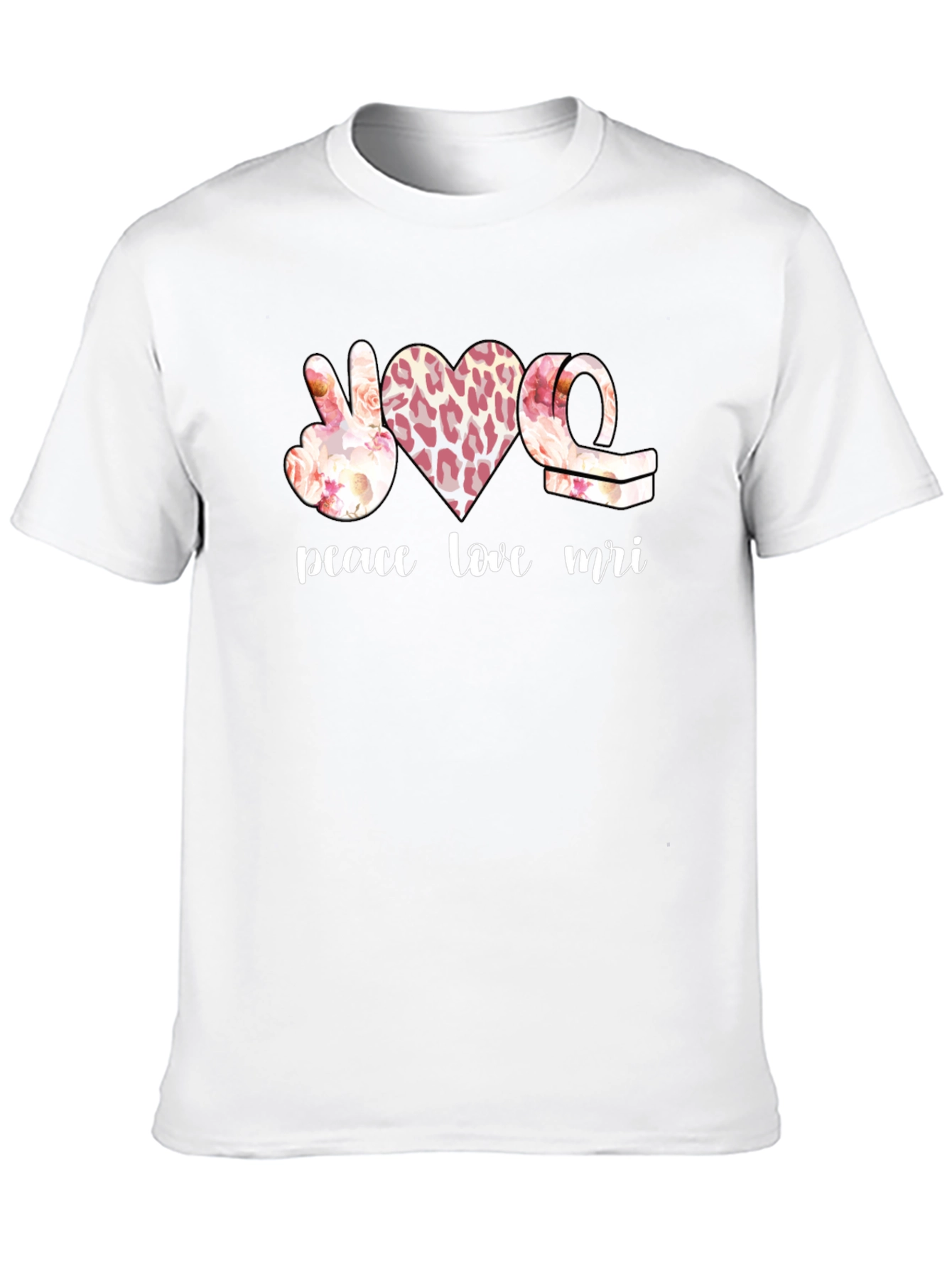 Peace Love MRI T-Shirt - Medical Imaging Tee