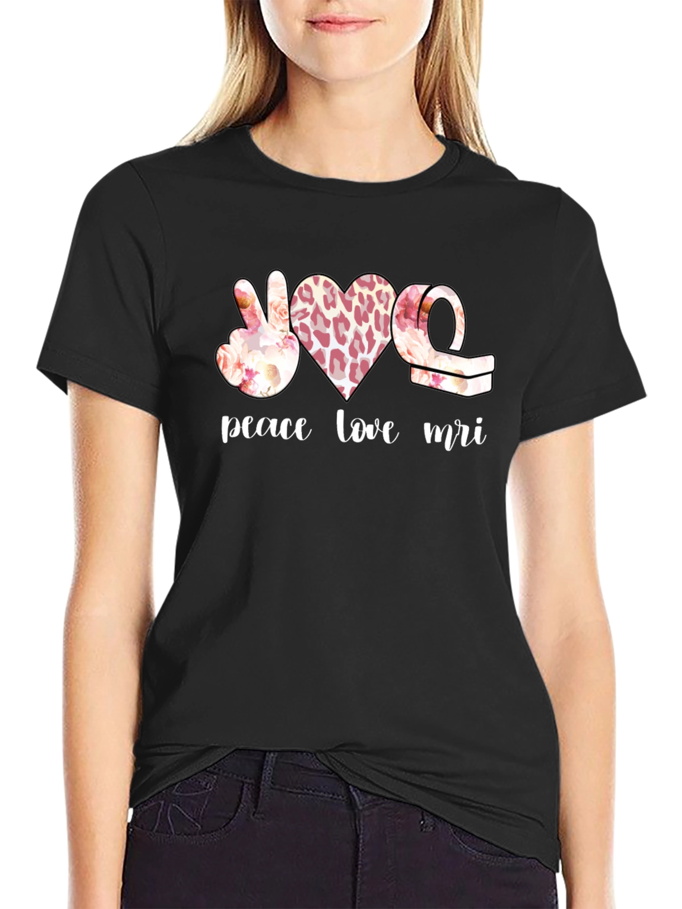 Peace Love MRI T-Shirt - Medical Imaging Tee