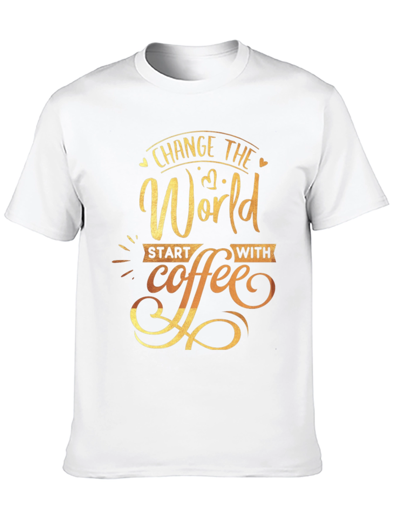 Change the World Coffee Graphic Tee