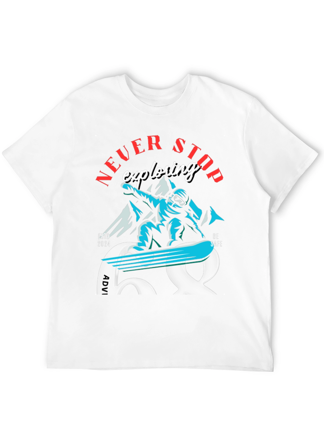 Never Stop Exploring Adventure T-Shirt