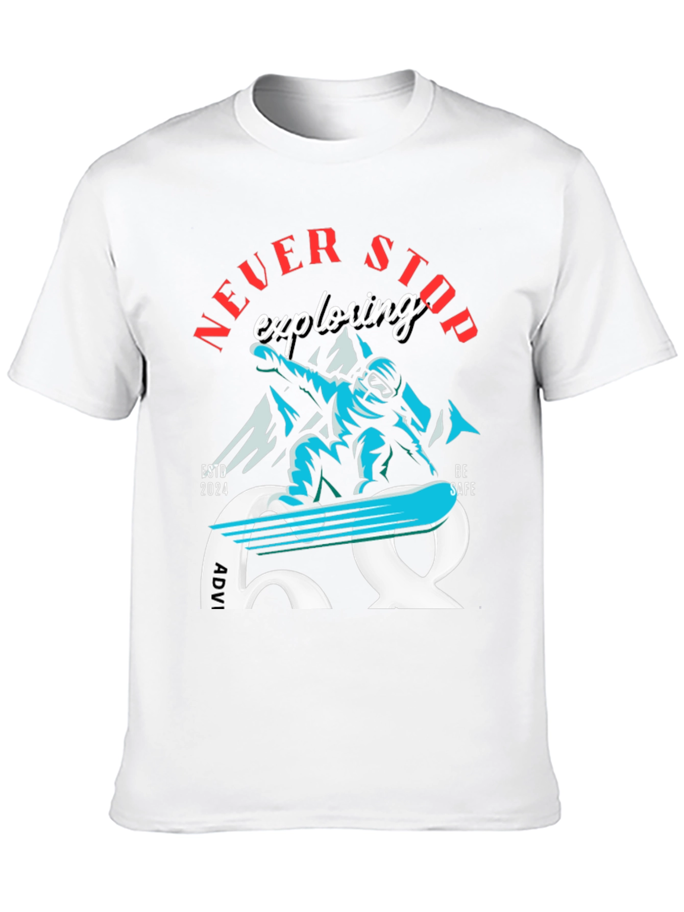 Never Stop Exploring Adventure T-Shirt
