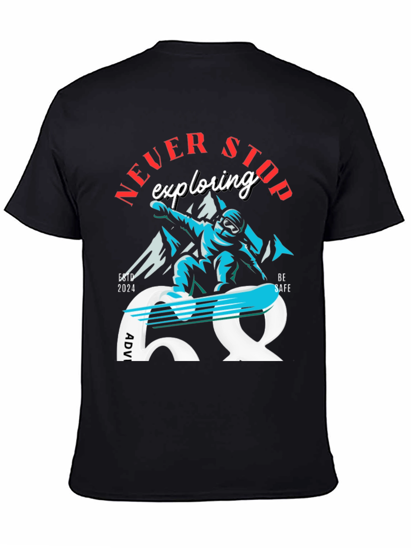 Never Stop Exploring Adventure T-Shirt