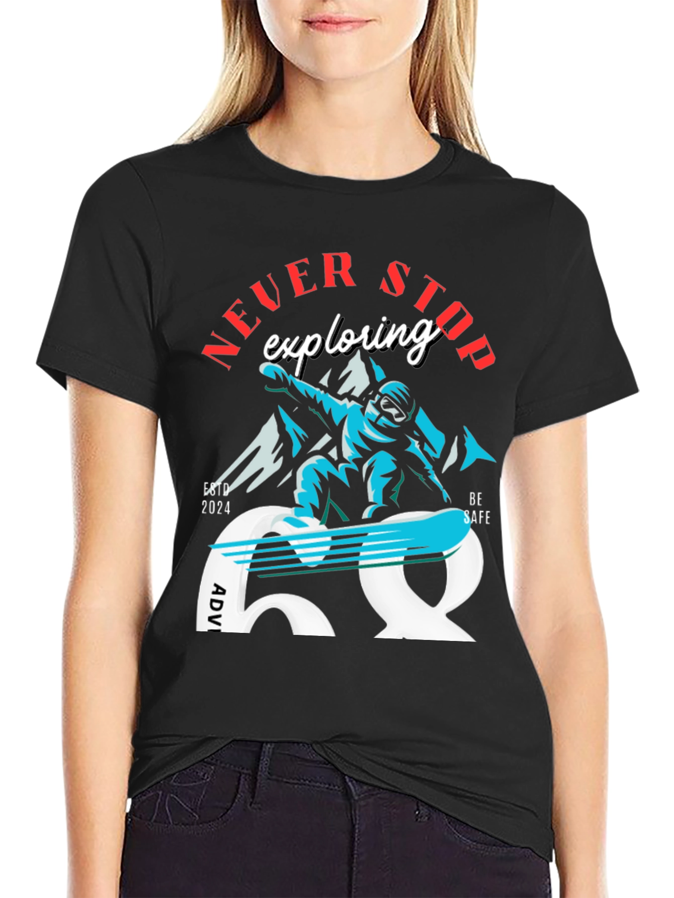 Never Stop Exploring Adventure T-Shirt