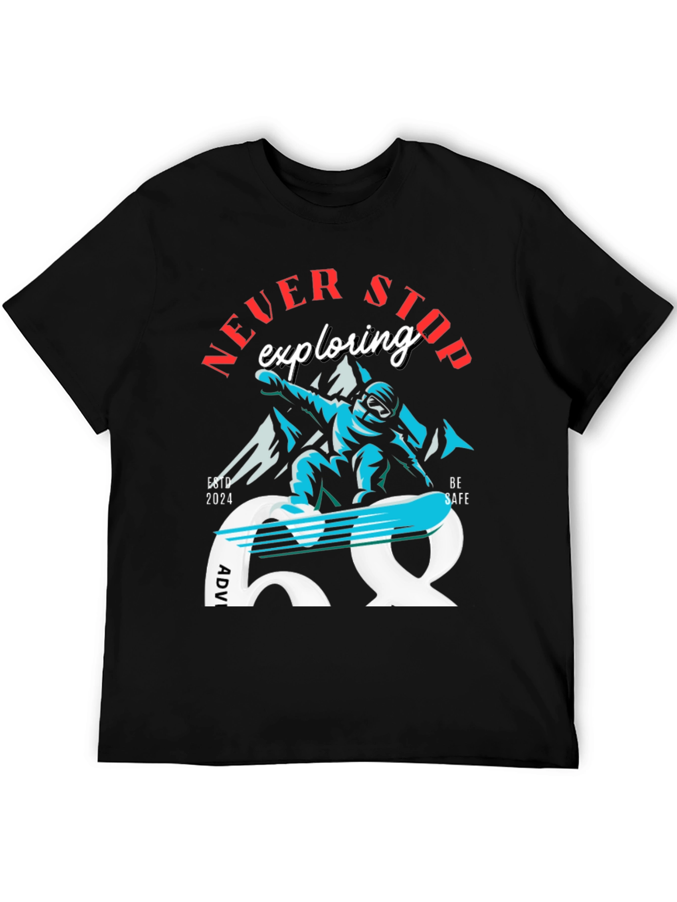 Never Stop Exploring Adventure T-Shirt