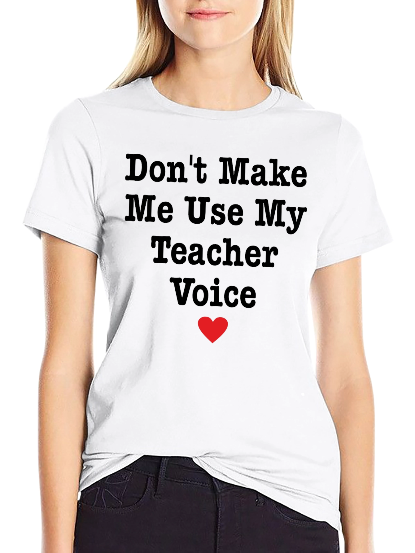 Teacher Voice T-Shirt - Funny Teaching Apparel