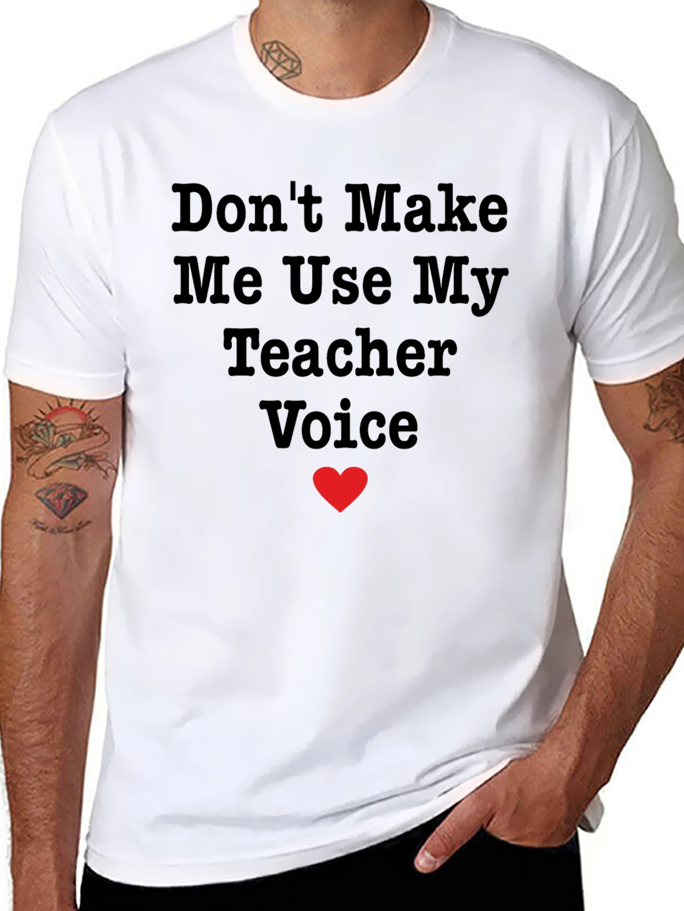 Teacher Voice T-Shirt - Funny Teaching Apparel