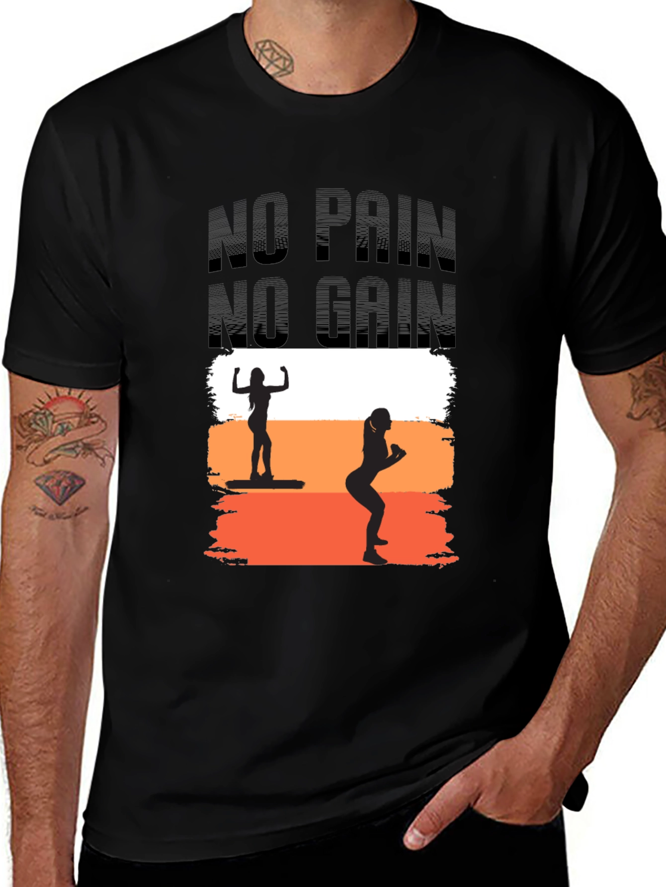 No Pain No Gain Workout T-Shirt