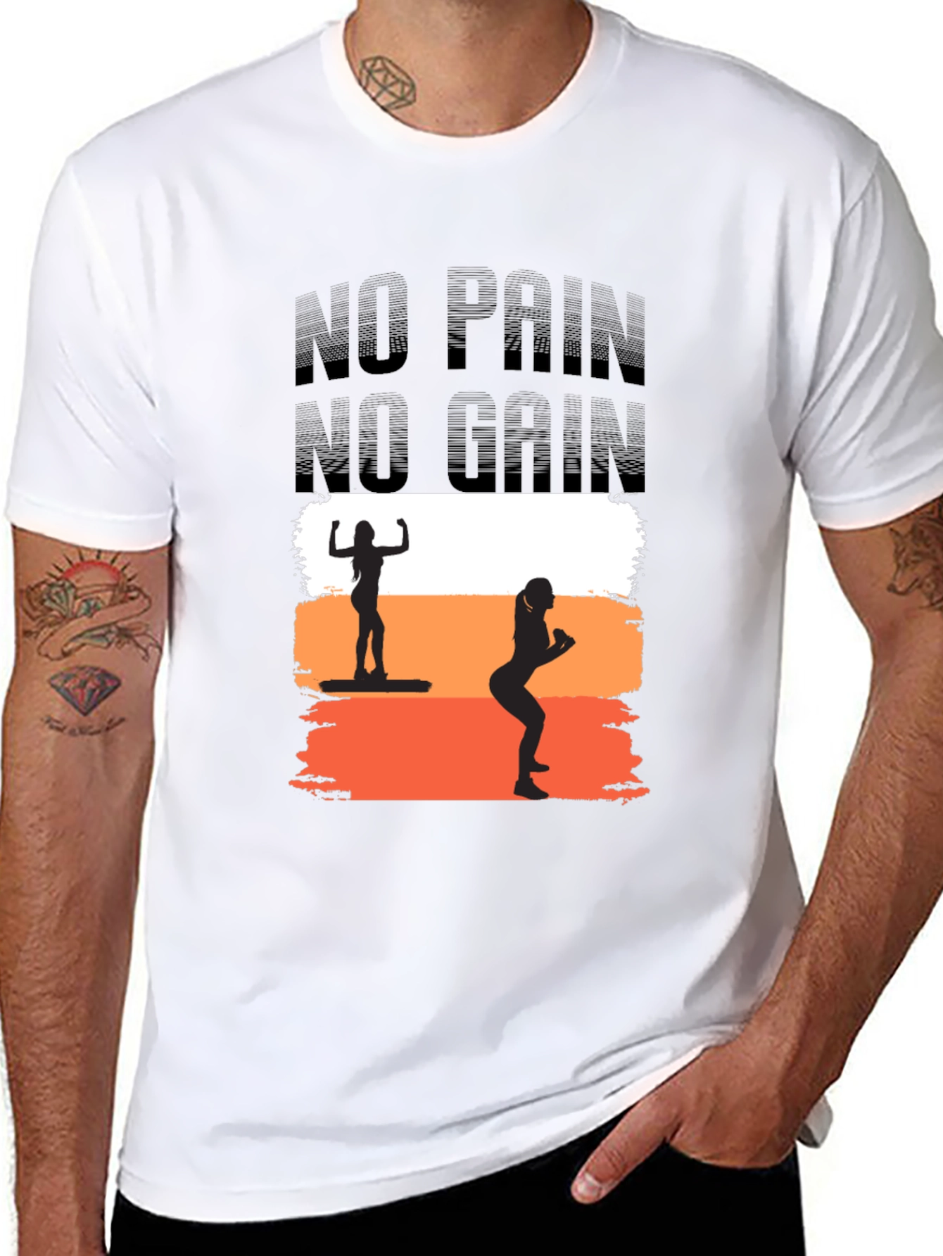 No Pain No Gain Workout T-Shirt