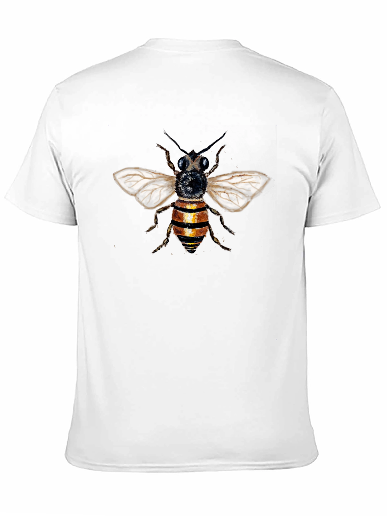 Bee Graphic T-Shirt - Black Cotton Blend