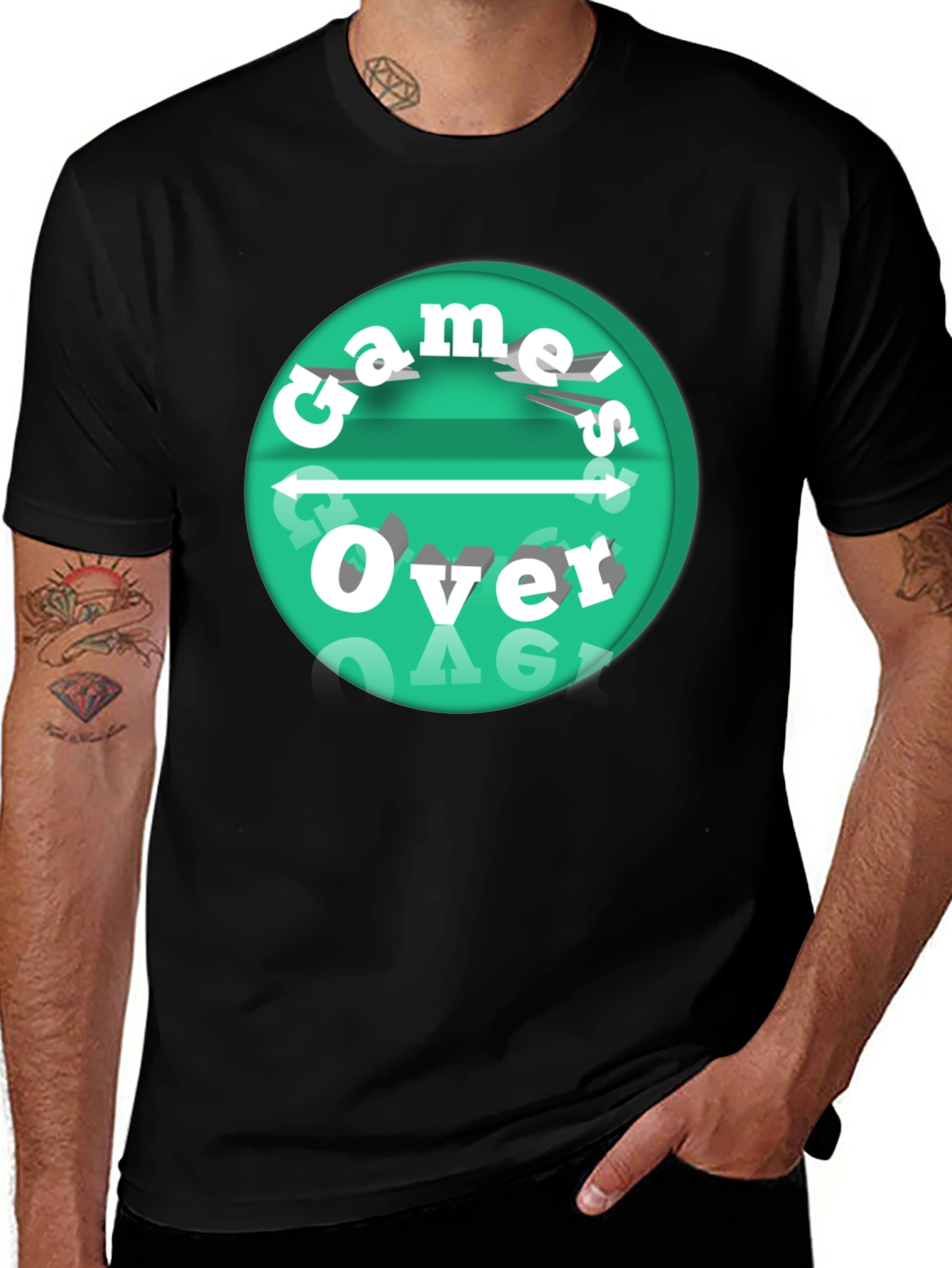 Game Over T-Shirt - Retro Gamer Style